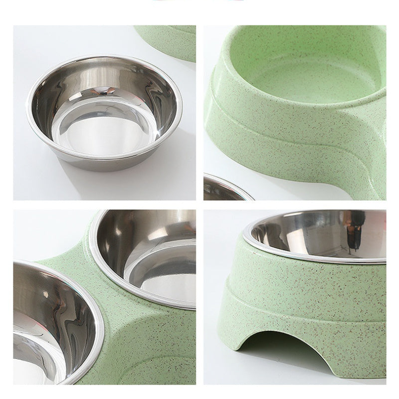 Double Stainless Steel Pet Bowls