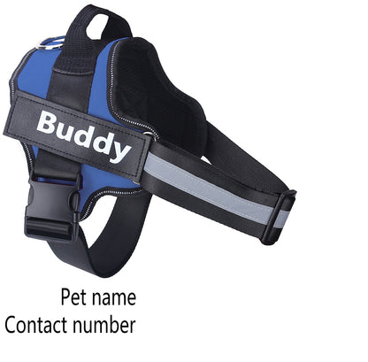 Adjustable Reflective No-Pull Dog Harness Vest