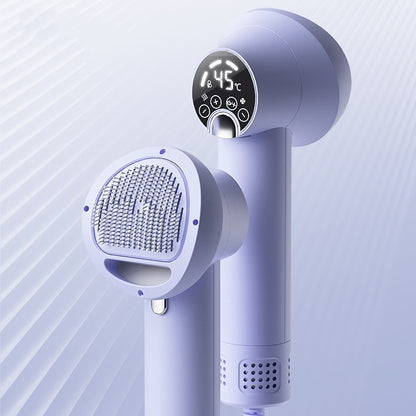 Smart Pet Hair Dryer with Comb