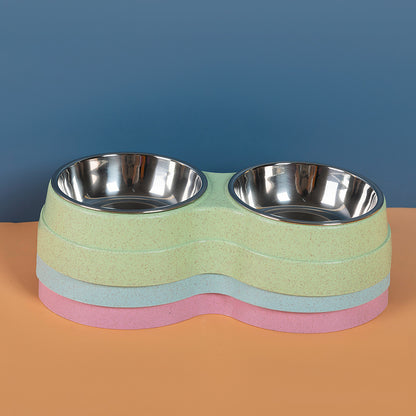 Double Stainless Steel Pet Bowls