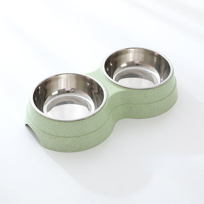 Double Stainless Steel Pet Bowls