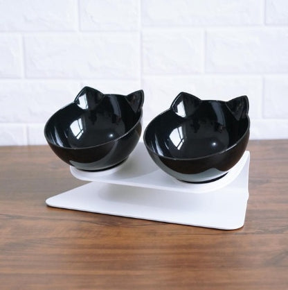 Transparent Cat Ear Shaped Pet Bowl