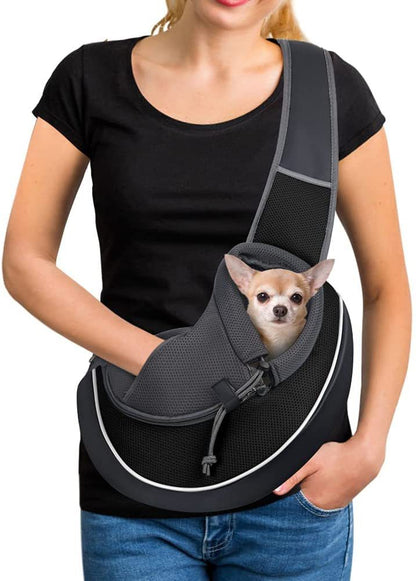 Portable Crossbody Pet Carrier Bag