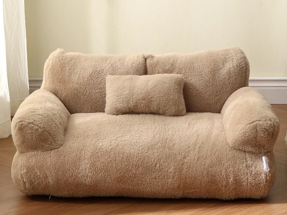 Luxury Plush Cat Bed Sofa