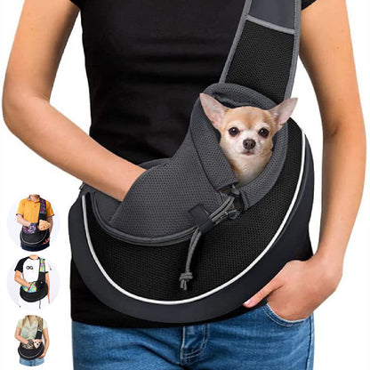 Portable Crossbody Pet Carrier Bag