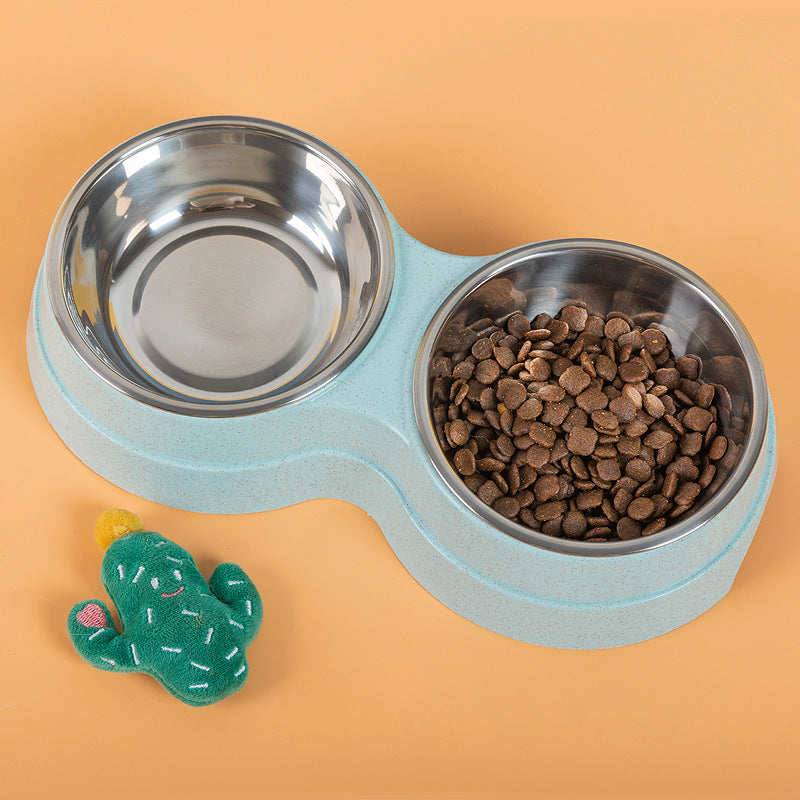 Double Stainless Steel Pet Bowls