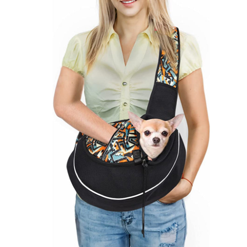 Portable Crossbody Pet Carrier Bag