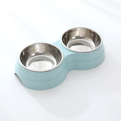 Double Stainless Steel Pet Bowls