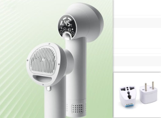 Smart Pet Hair Dryer with Comb